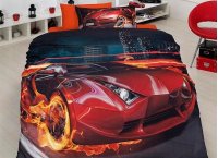 Постельное белье сатин 3D First Choice - Fever (Турция), подростковый